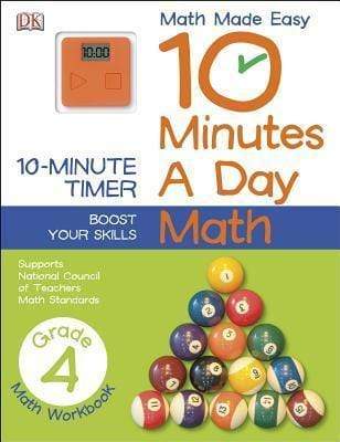 10 Minutes A Day: Math, Fourth Grade: Supports National Council Of Teachers Math Standards