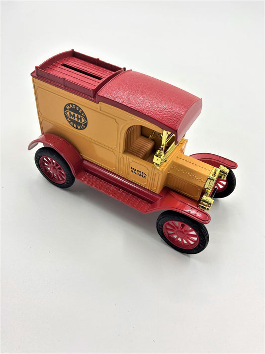 1913 Model T Delivery Bank Massey Harris ( Orange And Red)