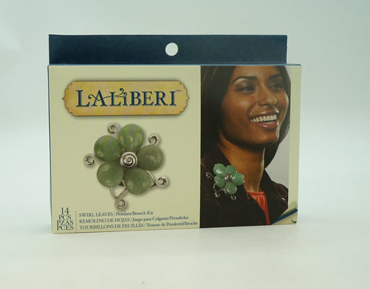 Laliberi Swirl Leaves Brooch Ring Kit