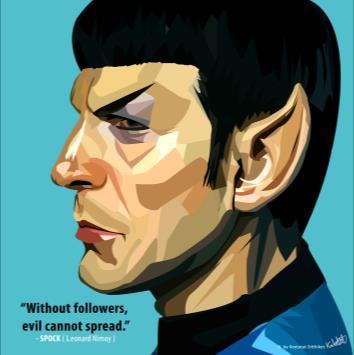 Spock: Blue Large Pop Art (30'X40')