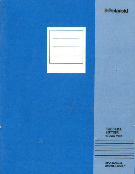 Polaroid: Exercise Jotter (Blue)