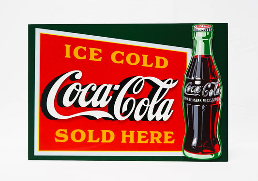 Coke Ice Cold Here Sign