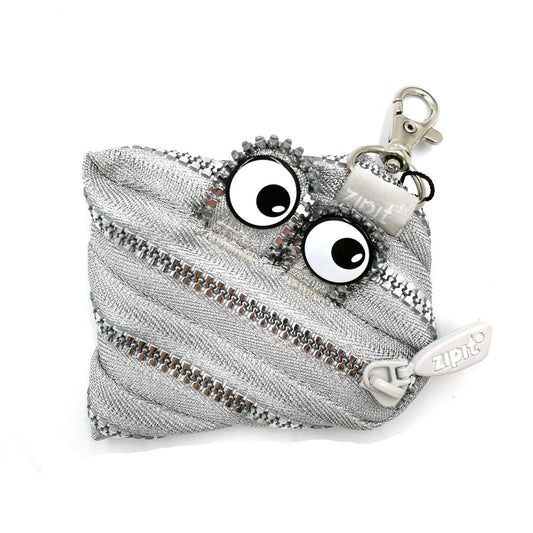 Zipit Monster Mini Pouch, Special Edition - Silver