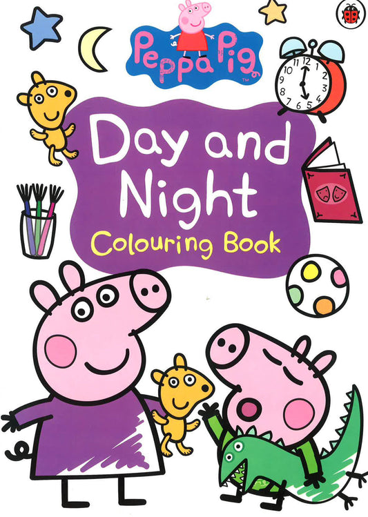 Peppa Pig - Day And Night - Colouring Book