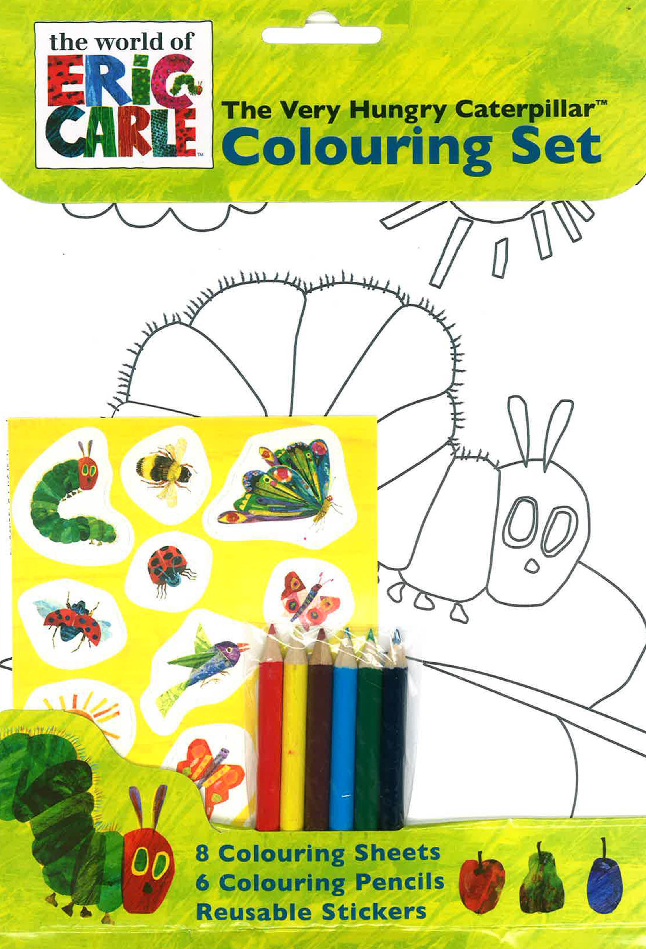 The Very Hungry Caterpillar Colouring Set – BookXcess