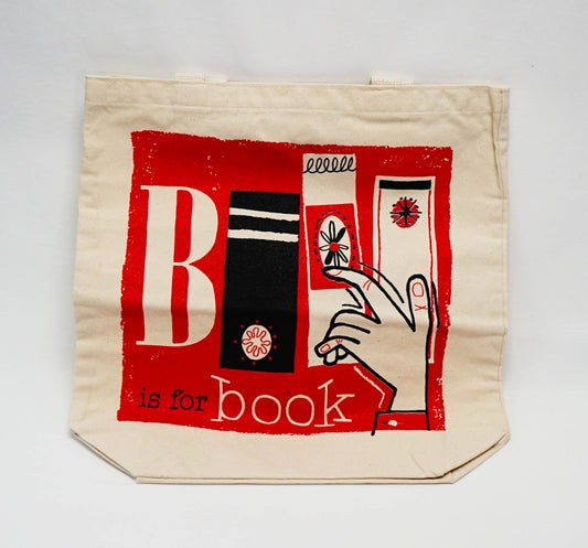 Tote Bag: B Is For Book Lovelit