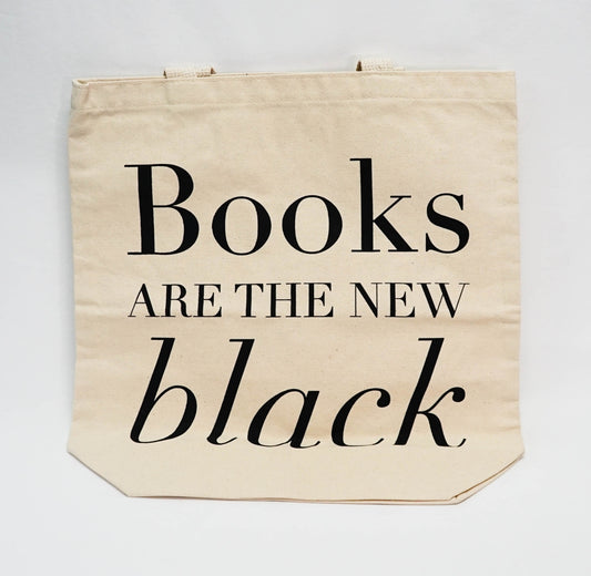 Tote Bag: Books Are The New (Black)