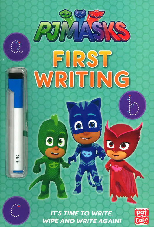 Pj Masks: First Writing Wipe Clean