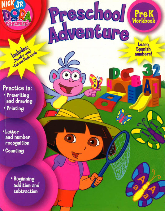 Preschool Adventure Workbook (Dora The Explorer, Pre-K)