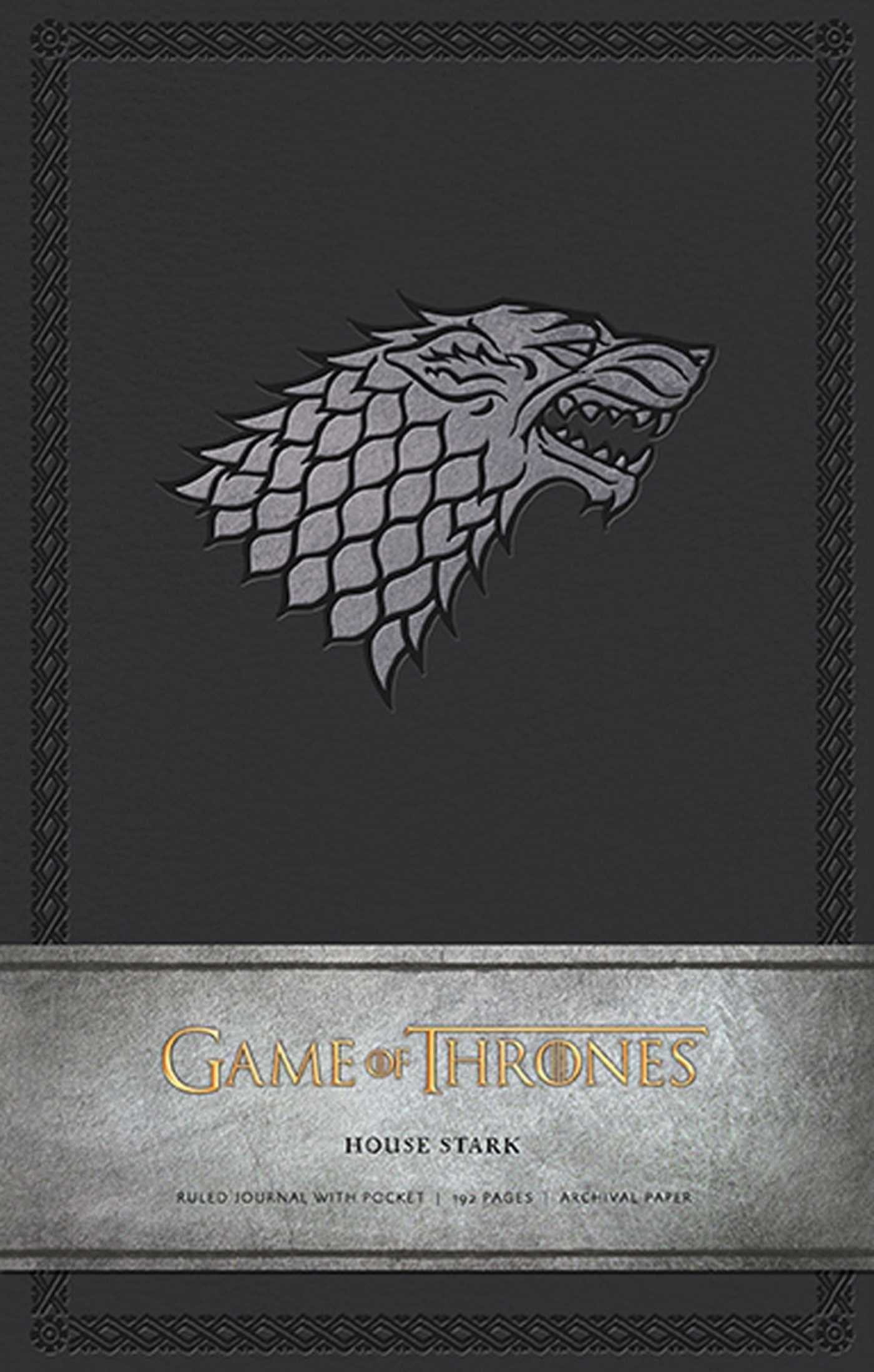 Game Of Thrones: House Stark Hardcover Ruled Journal – BookXcess