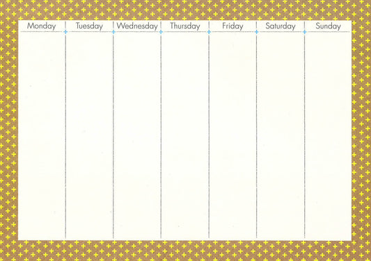 Geoart: Weekly Planner