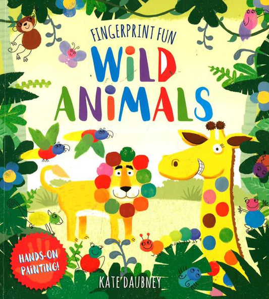 Fingerprint Fun Wild Animals: Hands-On Painting!