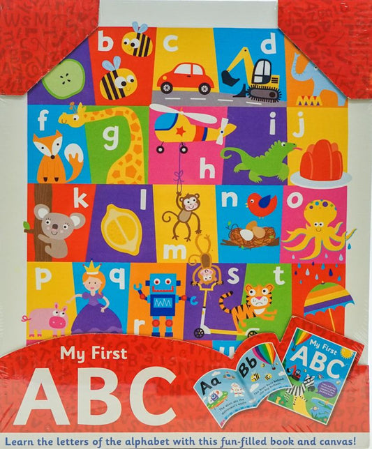 My First Abc Book And Canvas Set