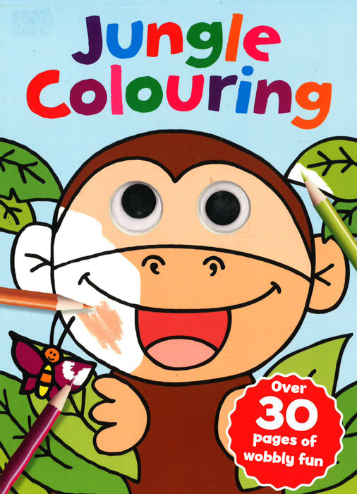 Wobbly Eyes Colouring Jumbo: Jungle Colouring