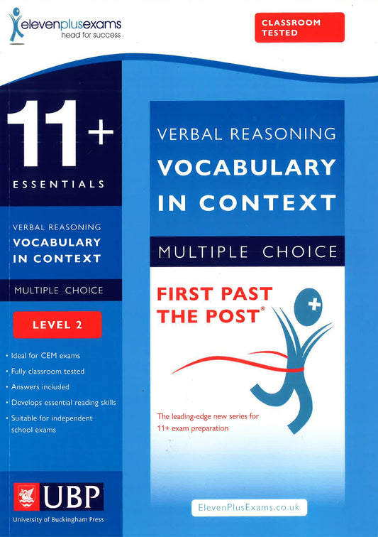 11 + Verbal Reasoning - Vocabulary In Context - Level 2