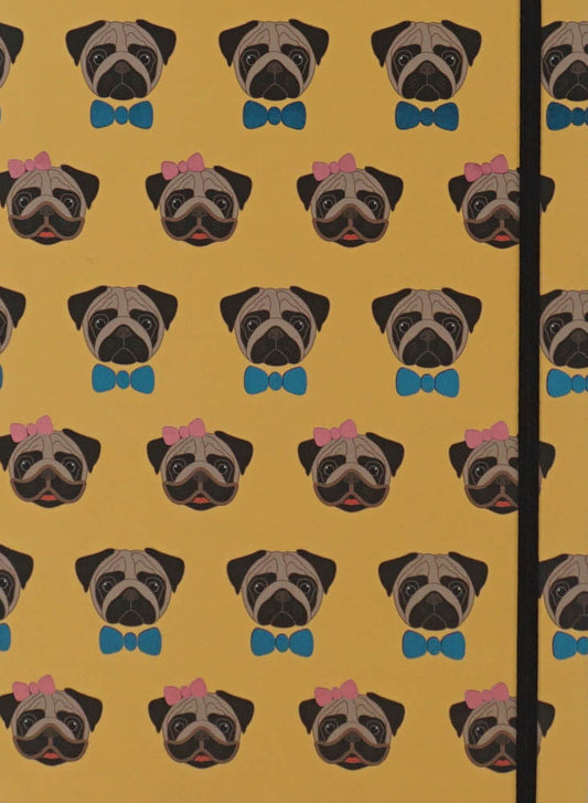 Flexi Journal : Pug With Bow