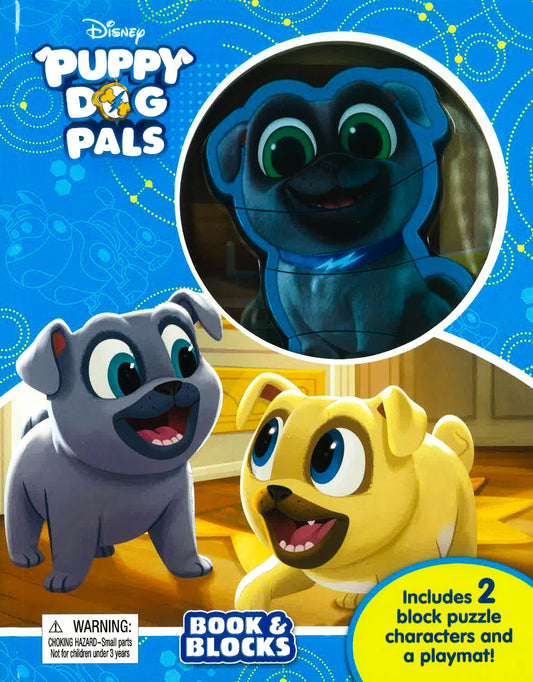 Disney Jr. Puppy Dog Pals Book & Blocks