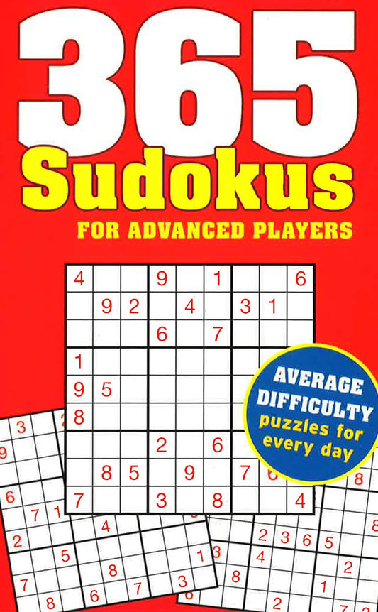365 Sudokus For Advanced Players