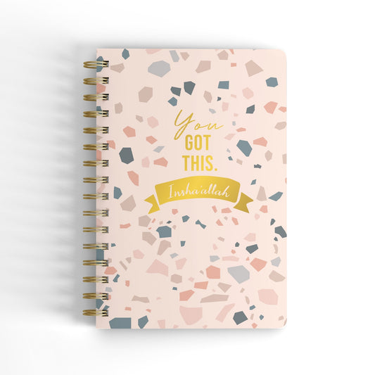 You Got This Insha'allah Wire-O A5 Notebook
