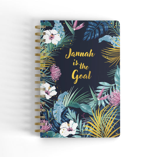 Jannah Is Goal Wire-O A5 Notebook