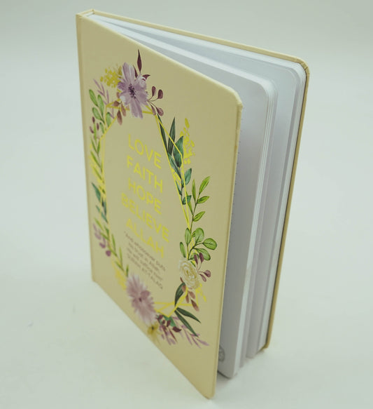 Love Faith Hope Luxe A5 Notebook