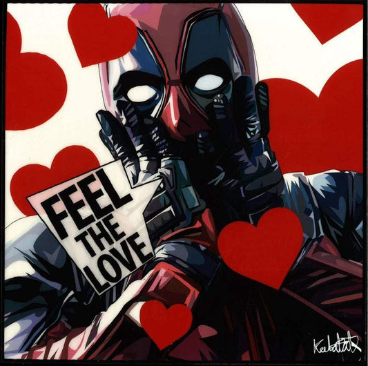 DEADPOOL: FEEL THE LOVE POP ART (10X10)