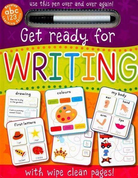 Get Ready For Writing (With Wipe Clean Pages)