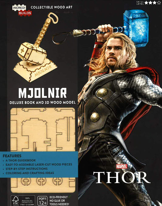 Incredibuilds: Marvel: Thor Deluxe Book And Model Set