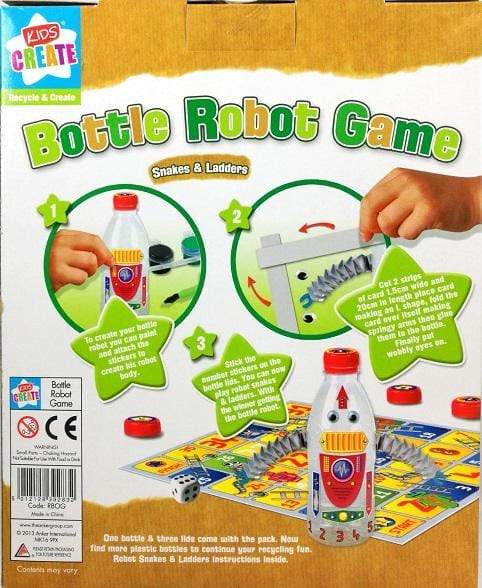 Kids Create: Bottle Robot Game