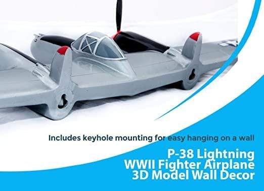 P-38 Fighter Wall Decor Resin