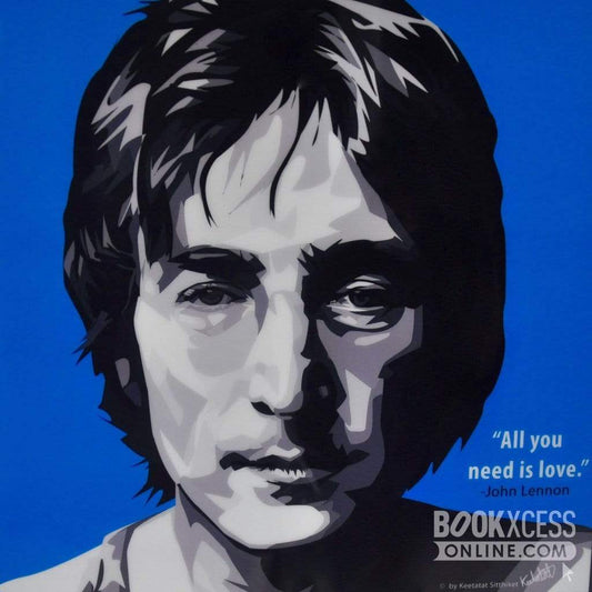 Pop Art: John Lennon: John Lennon: Blue - All You Need (26 CM x 26 CM)