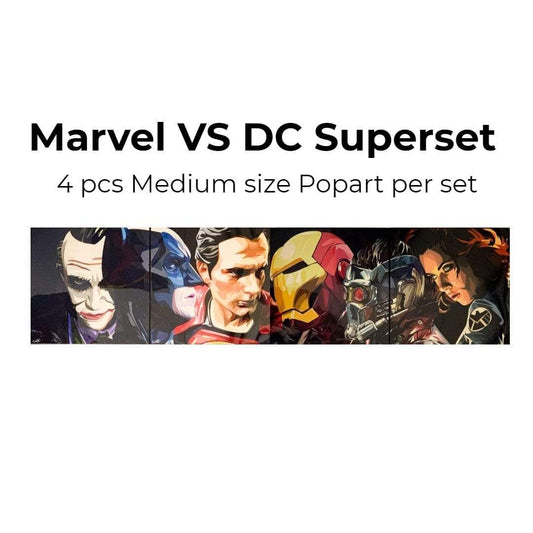 Vs: Superset Pop Art 4Pc/Set (20'X20')