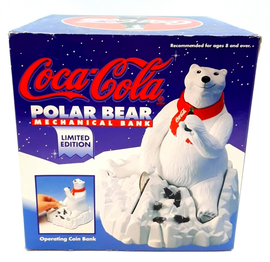 Polar Bear Mechanical Bank-Coca-Cola