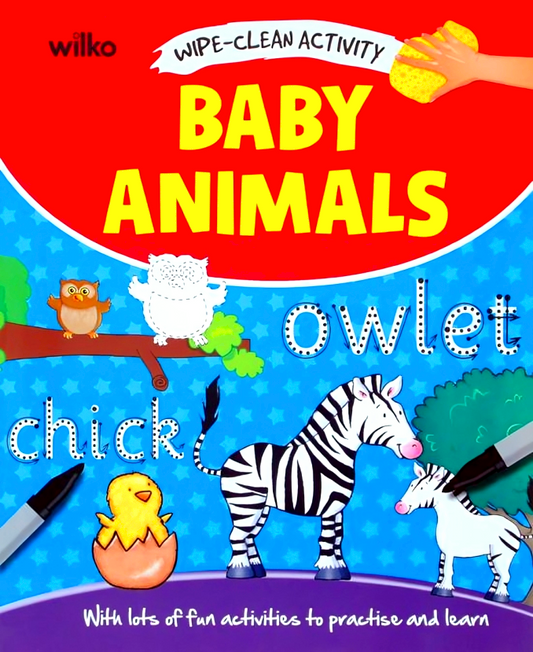 Wipe Clean Baby Animals