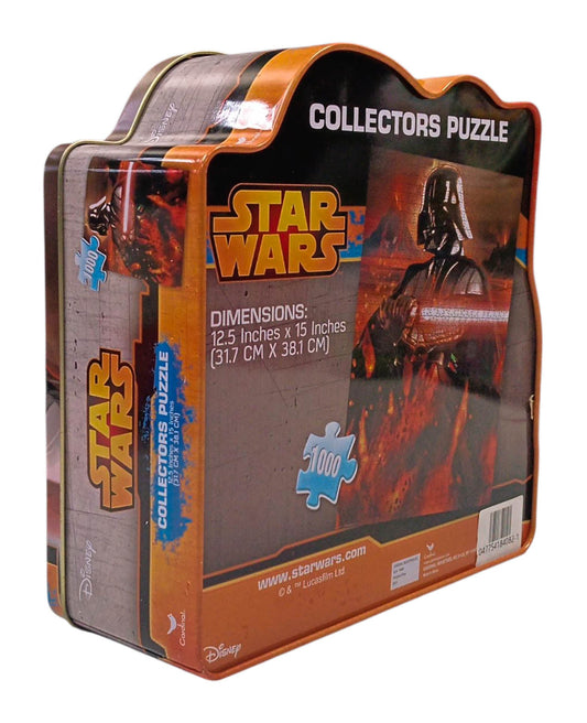 Star Wars Darth Vader 1000 Pcs Collectors Puzzle Shaped Tin