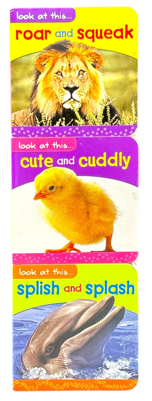 Roar & Squeak Cute & Cuddly ,Splish & Splash (Set Book Pack)
