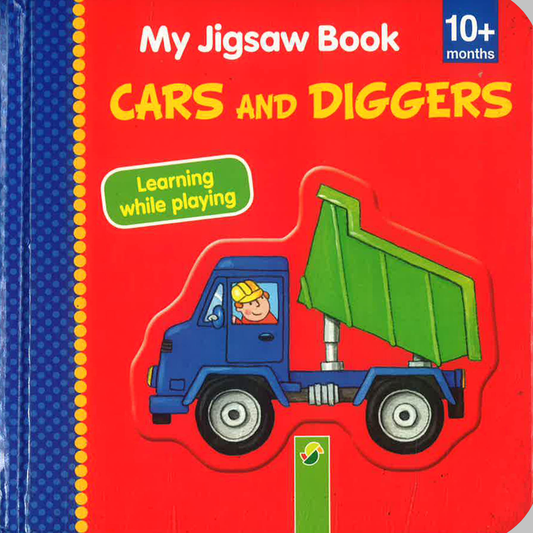 Jigsaw Book Cars & Diggers