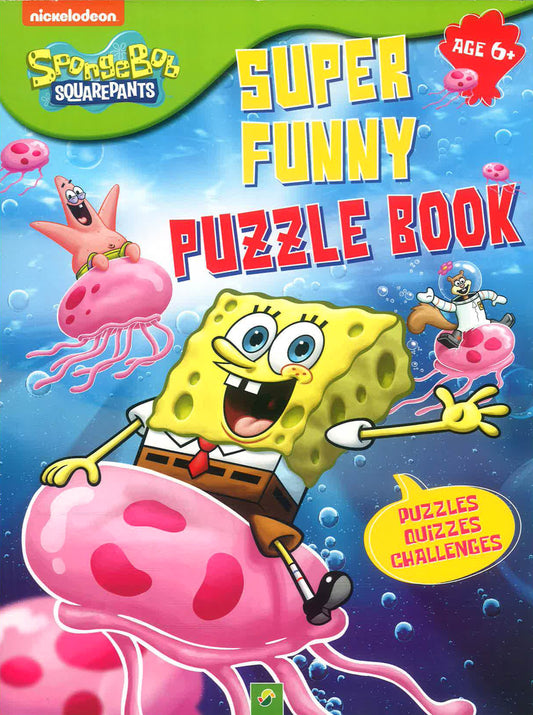 (Original Price RM17.90) Spongebob Squarepants: Super Funny Puzzle Book