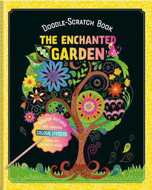 Doodle-Scratch Book: The Enchanted Garden