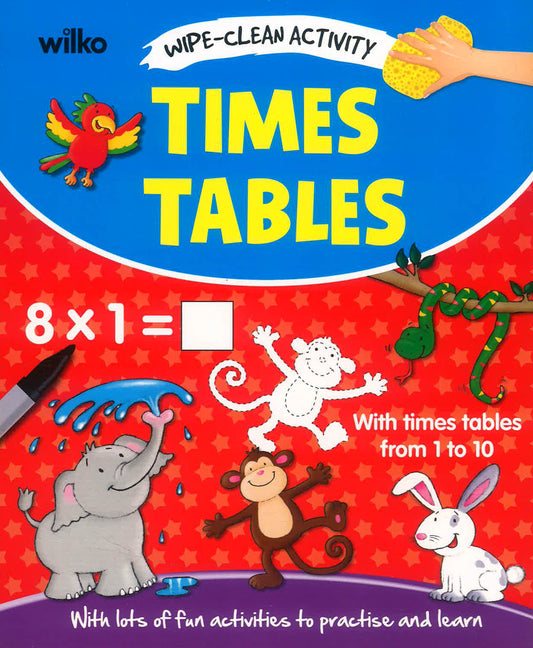 Wipe Clean Activity Time Tables