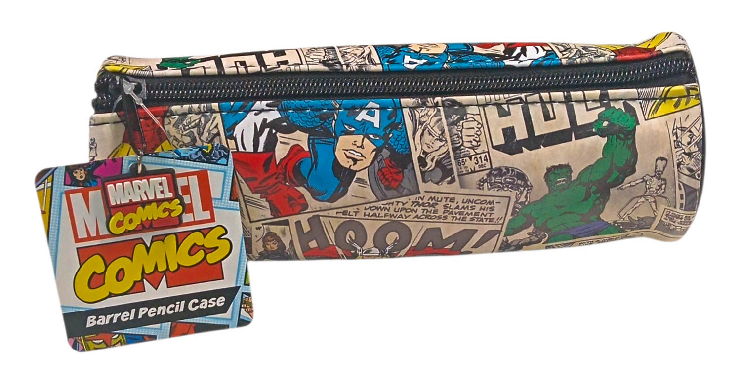 Marvel Comic Slim Barrel Pencil Case by Copywrite Design – book cover