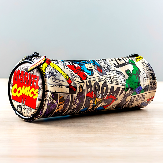 Marvel Comic Slim Barrel Pencil Case