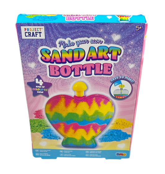 Make Your Own Sand Art Bottle: Love