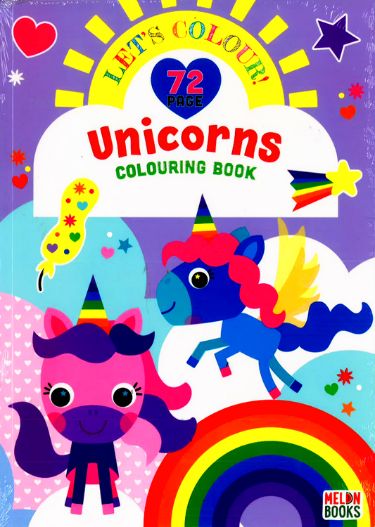 Let's Colour: Unicorns Colouring Book
