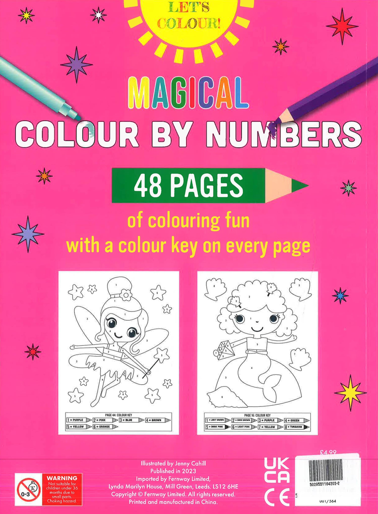 Magical Colour By Numbers – BookXcess