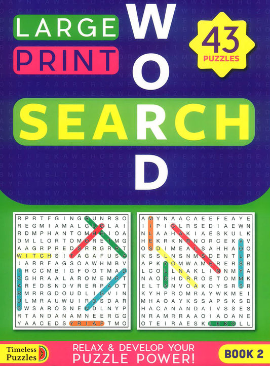Large Print Word Search Book 2