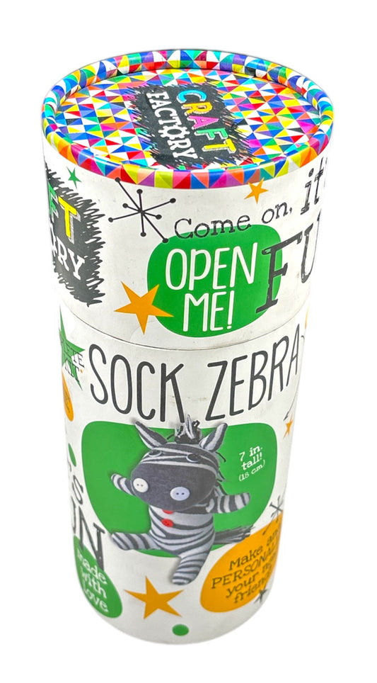 Craft Factory: How to Make Your Sock Zebra!