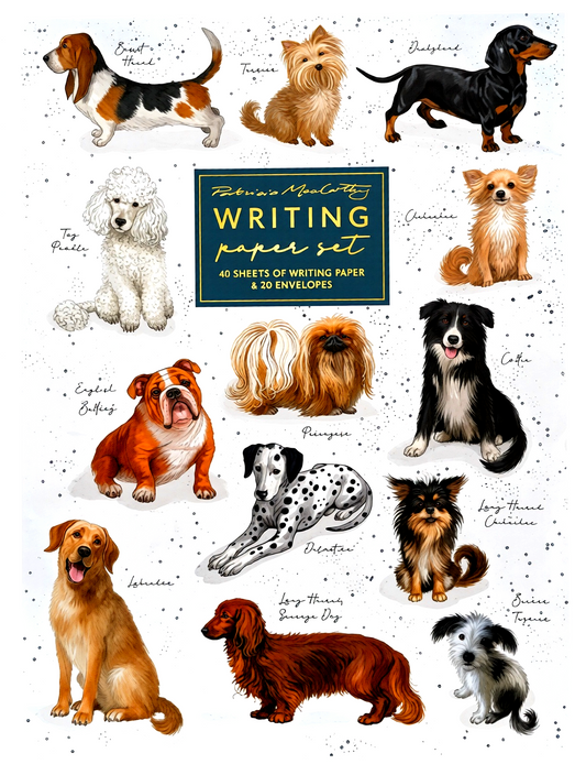Foldover Writing Paper Set - Pat Mac Dogs