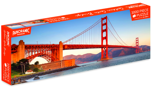 1000 Piece Jigsaw Puzzle Panoramic - Golden Gate Bridge