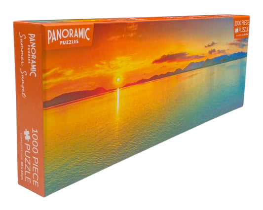 1000 Piece Jigsaw Puzzle Panoramic - Sunset Landscape